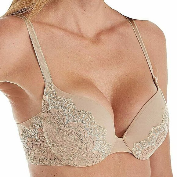 B.temptd Wink Worthy Push up Bra 958221 - Au Natural/Size 34A - Picture 2 of 4